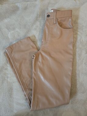 Abercrombie & Fitch Faux Leather Jeans